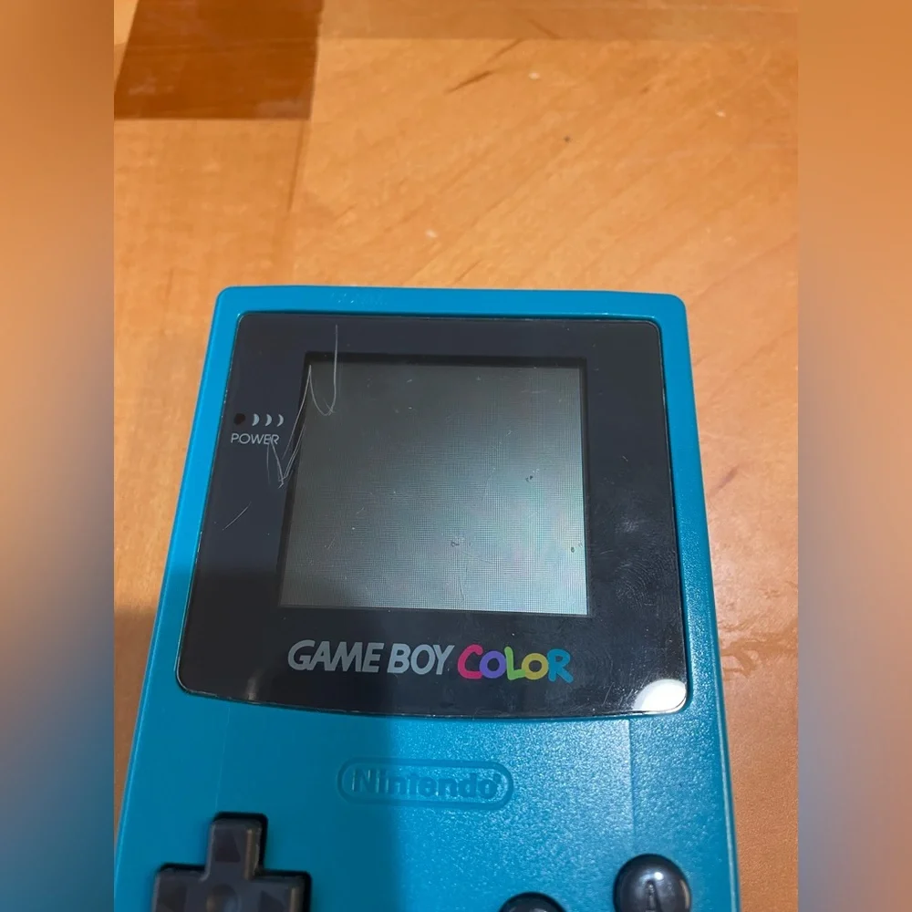 Nintendo Game Boy Color blue color from 1998